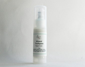 Natural Remineralizing Toothpaste, Flouride Free Toothpaste, Sweetened with Birch Xylitol