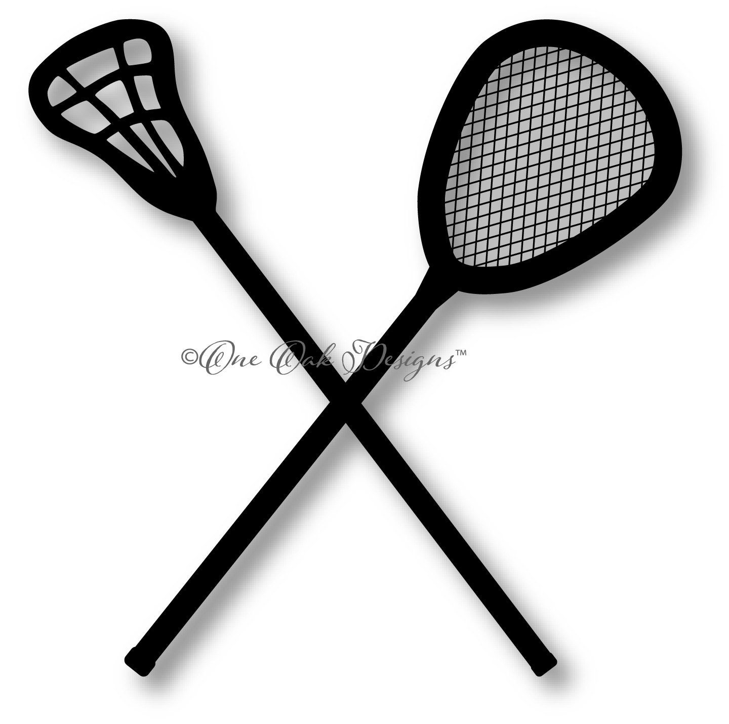 Crossed Lacrosse Sticks SVG File, DXF, PDF, ai, eps, png, jpg svg File