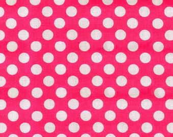 Michael Miller Fabric Ta Dot Princess Pink, Choose your cut