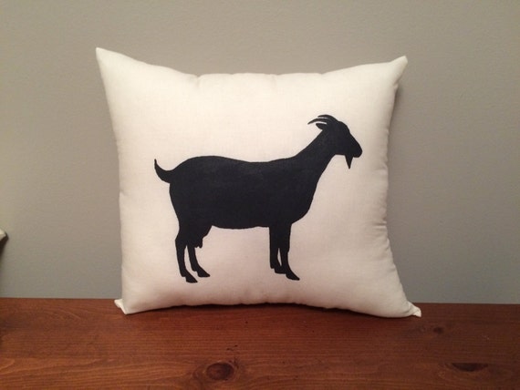 goat shaped pillow