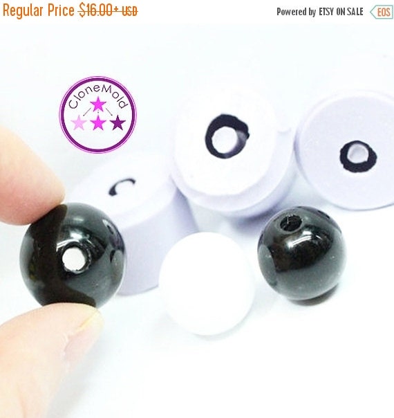 SALE Round Bead Mold by CloneMold on Etsy