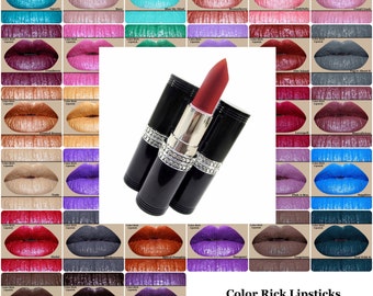 Pick 3 Color Rich Lipsticks or HD Lip Paints-In tubes