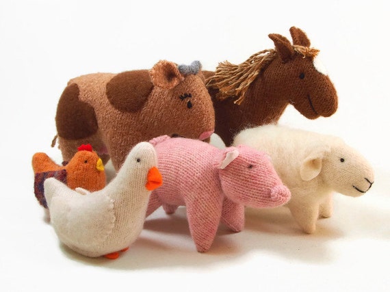 small stuffed farm animals