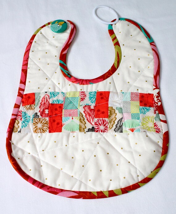 Handmade Quilted Baby Bib