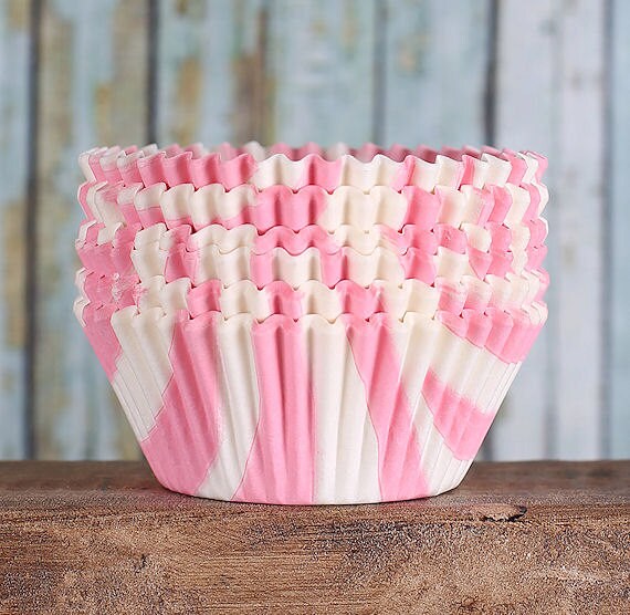 Light Pink Zebra Cupcake Liners Light Pink Cupcake Liners