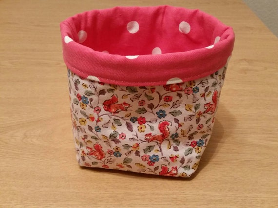 Bits & bobs Storage basket/box/tub in Cath Kidston Squirrel