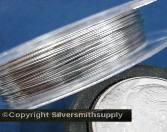 30ga Silver plated copper round wire .3mm .012 create wire wrapped jewelry pw021