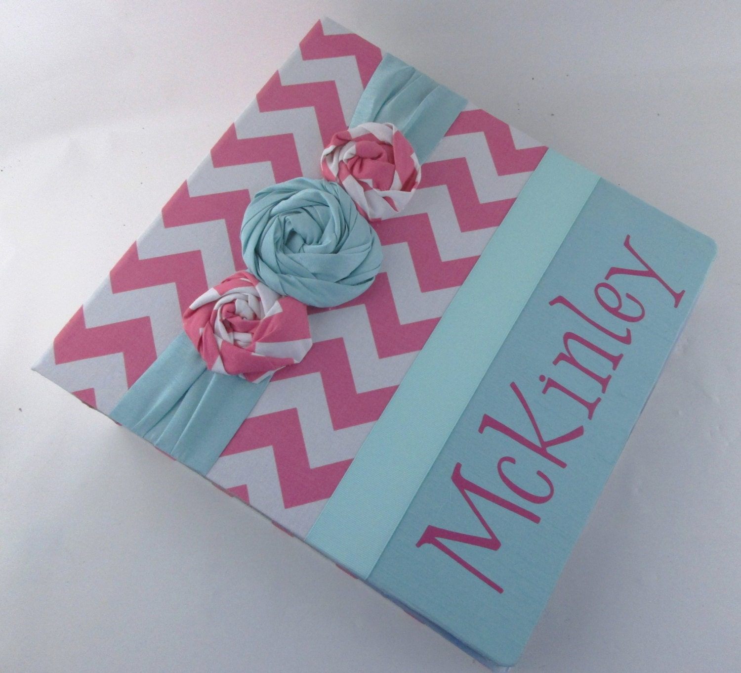 Chic Baby Memory Book Personalized baby book baby by JaDazzles