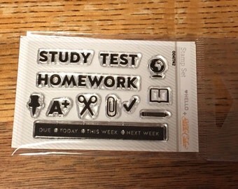 Studio Calico SCHOOL stamp set - NIP