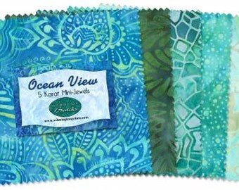 5in Squares Ocean View 24pcs