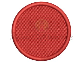 Circle Embroidery Design - Machine Embroidery Designs - 14 Sizes - Instant Download