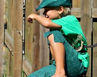 Peter pan or Robin hood Children s Costume Halloween sizes through 8 years old