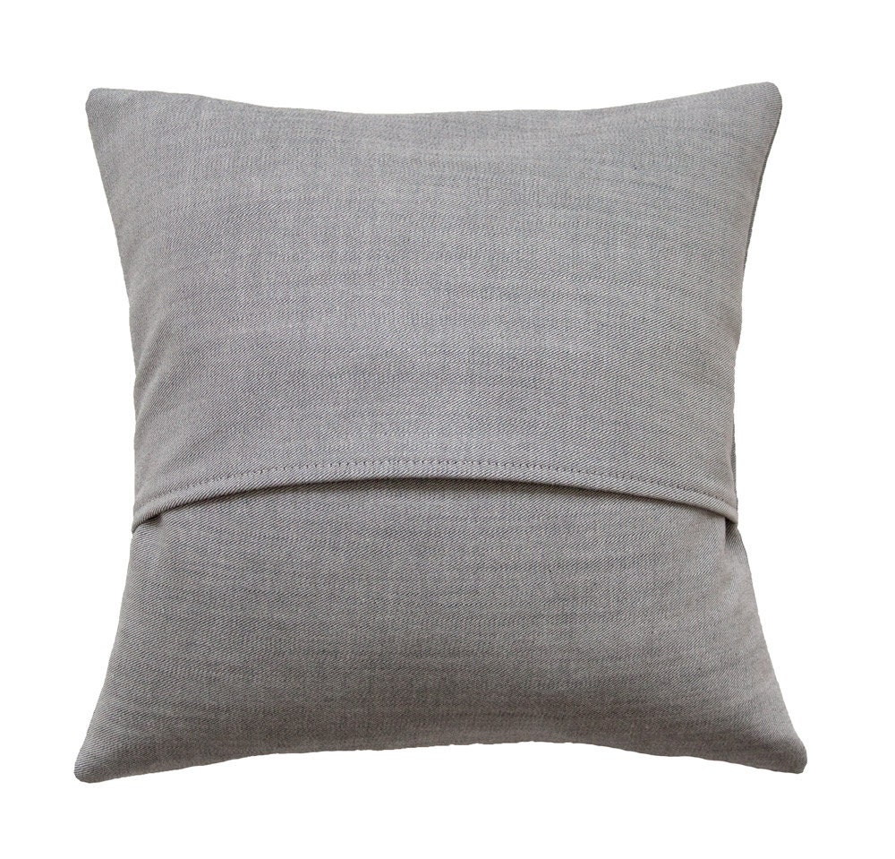 Our Girl Pillow Grey and Coral by BrightJuly on Etsy
