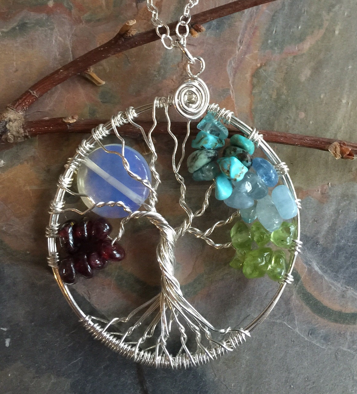 Family / Custom/Personalized Moon Tree of Life by SunVDesigns