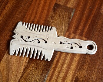 Women comb Wooden comb Wood comb Wood carving Carved wood Wooden combs Wood combs Hair care comb Brush Spa massage Hair wood Carved comb NEW