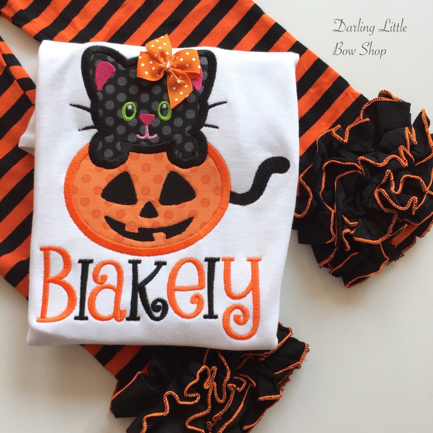 Halloween shirt or bodysuit for girls and baby girls