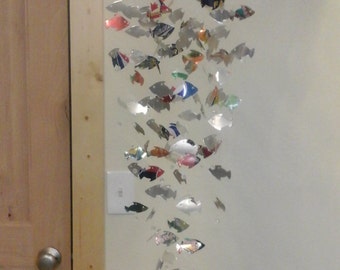 Aluminum Fish Mobile Large