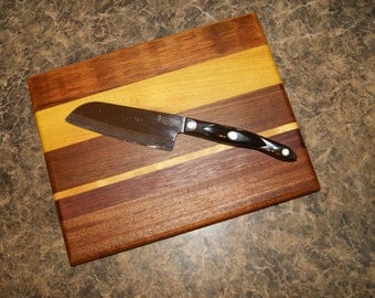 HandCrafted Multi-wood Cutting Board