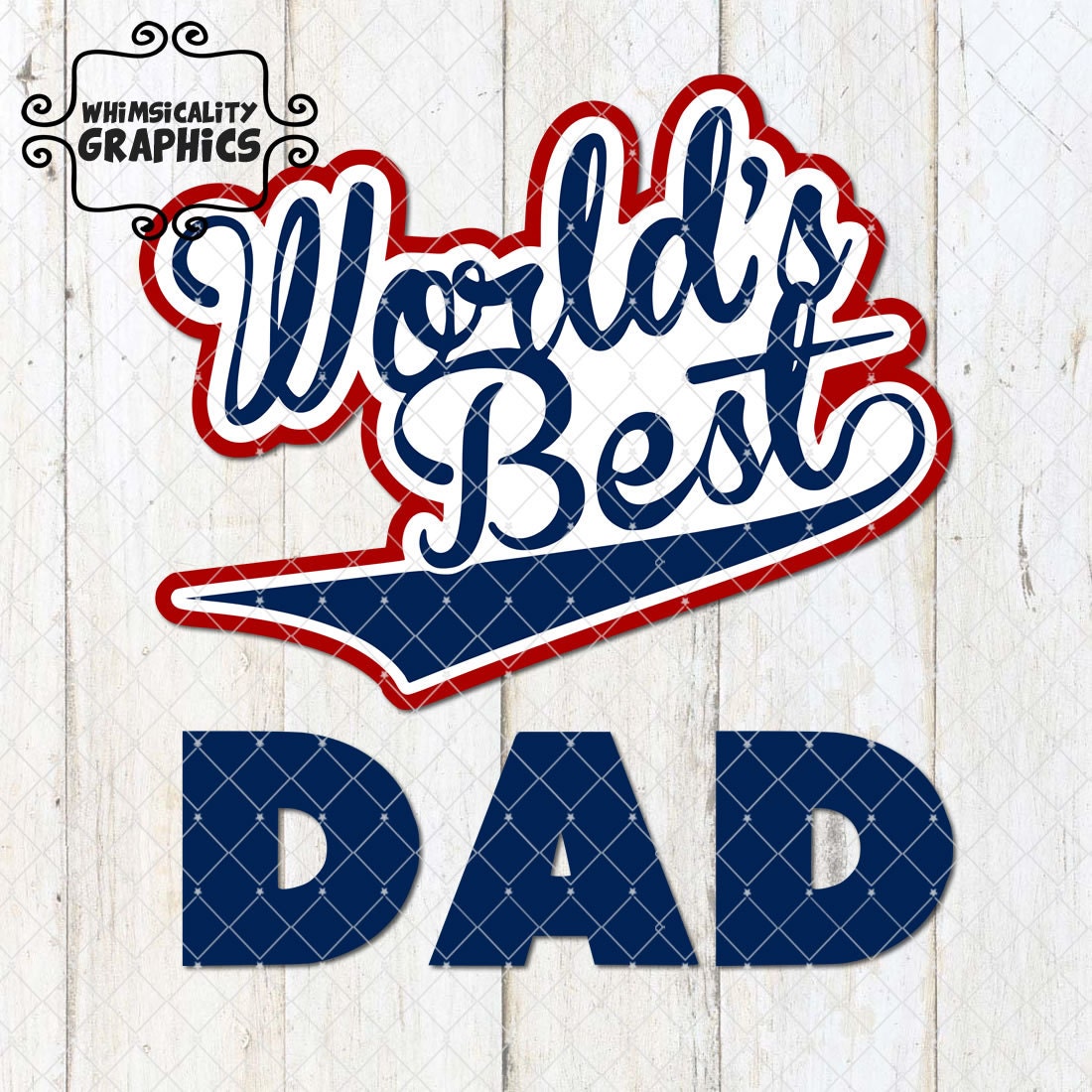 Download Digital File World's Best Dad with SVG DXF PNG