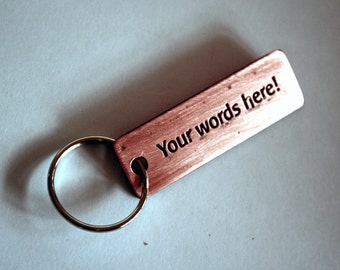 Design Your Own Copper Key Chain