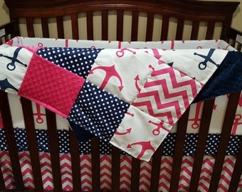 anchor crib bedding | etsy anchor crib bedding | etsy