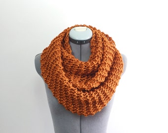 SALE- Pumpkin Spice Infinity Scarf