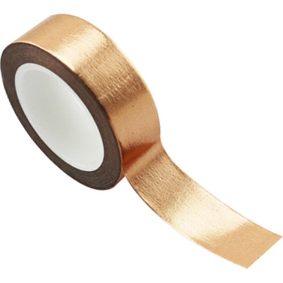 Solid Rose Gold Foil Washi Tape By Love My Tapes 15mm By Wrapworks