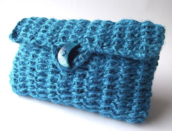 ... Instant Download Cosmetic Case Crochet Jute Bag Pouch Bag Simply Sweet
