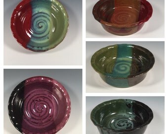 Custom Order Mini Pie Pan - Brie Baker Dish - Personal Size Casserole - Choose your Color - Made to Order - ceramics - pottery - stoneware