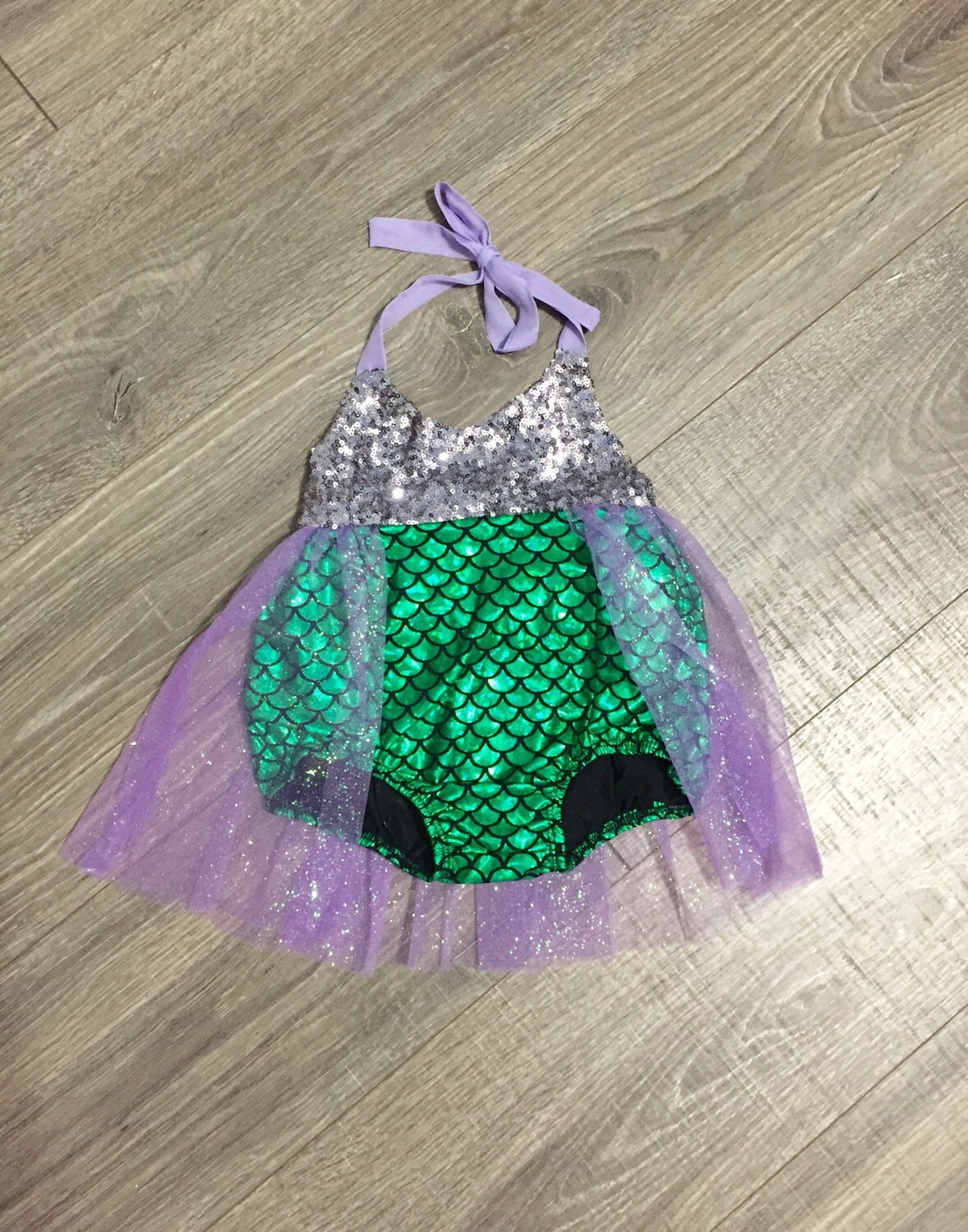 FREE SHIPPING Mermaid Outfit Girls 1st by SunshineChloeCrafts