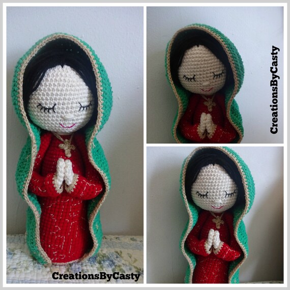 virgen de guadalupe plush doll