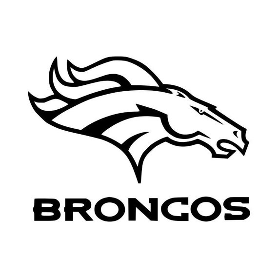 Denver Broncos Logo Vinyl Decal by MeadowFlowerDesigns on Etsy