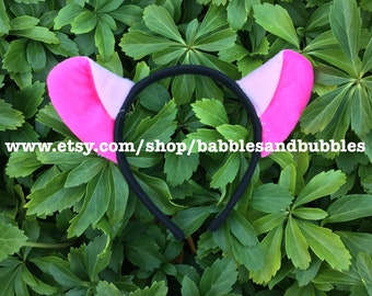 Comfortable Dog Ears - Fox Ears - Wolf Ears Headband Halloween Costume - Piglet Costume - Fox Costume - Wolf Costume - NEXT DAY SHIPPING