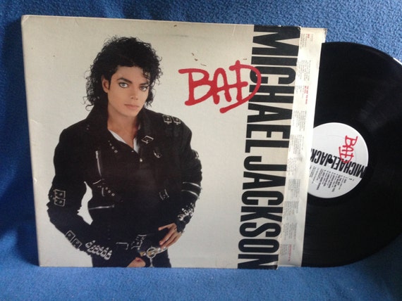 RARE Vintage Michael Jackson Bad Vinyl LP Record by ...