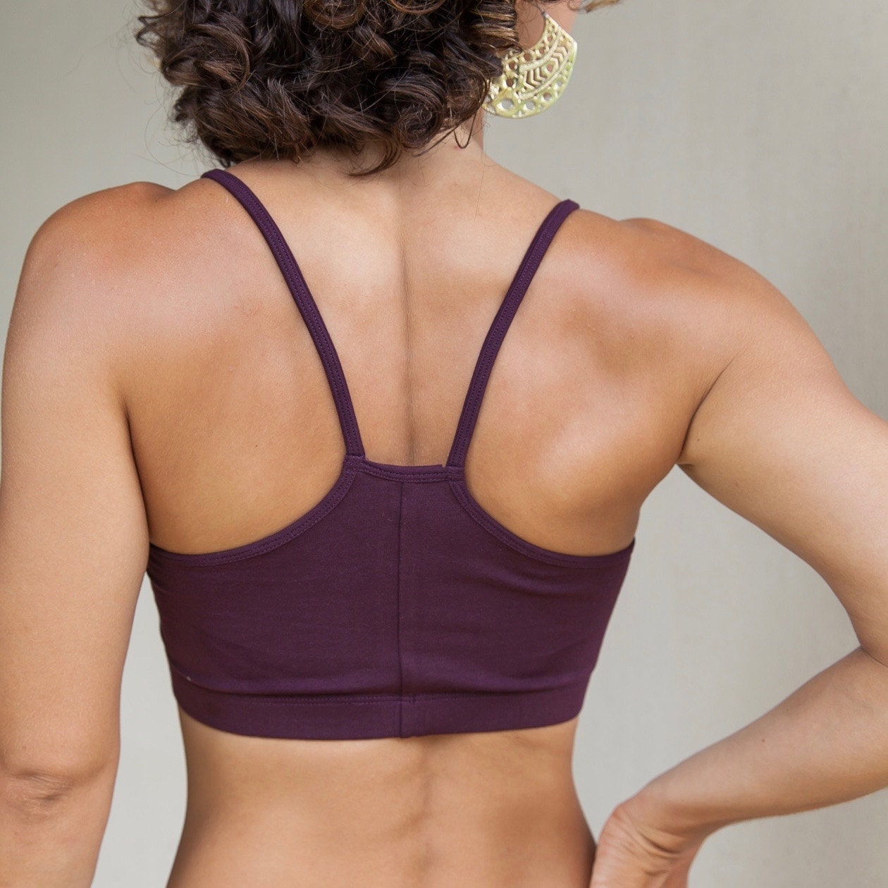 Yoga Bra Basic Cotton Yoga Bra 'Ekam' Yoga Bra