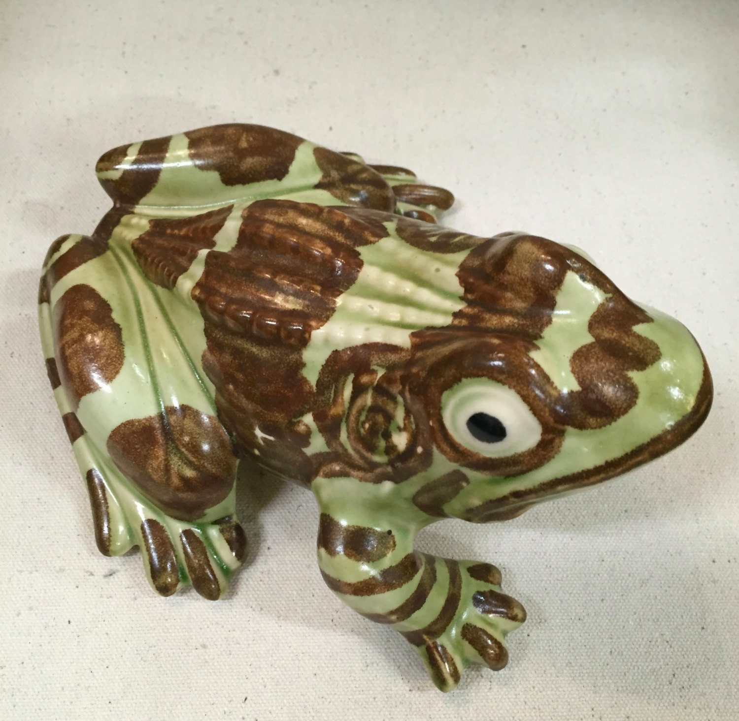 Vintage Large Brush McCoy Pottery Frog