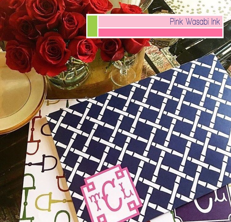 50 Personalized Paper Placemats Custom Floral Paper Placemats