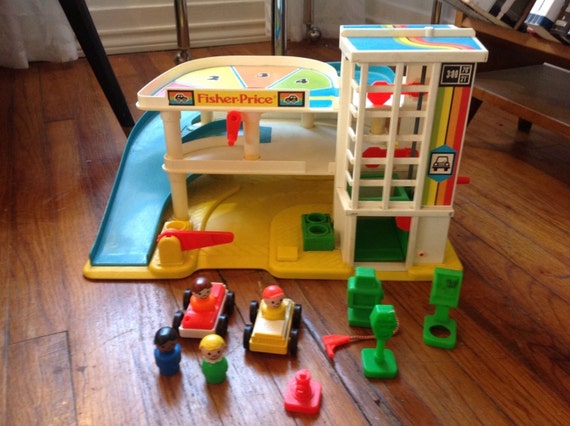 vintage little people garage