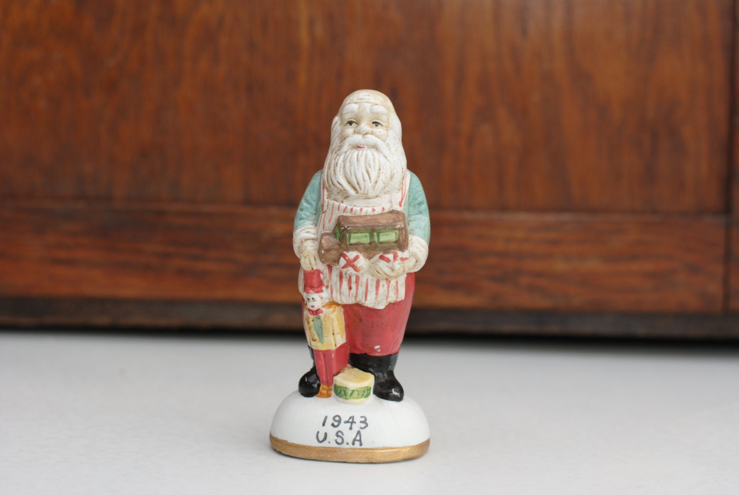 antique ceramic santa 1943 usa antique ceramic santa 1943 usa
