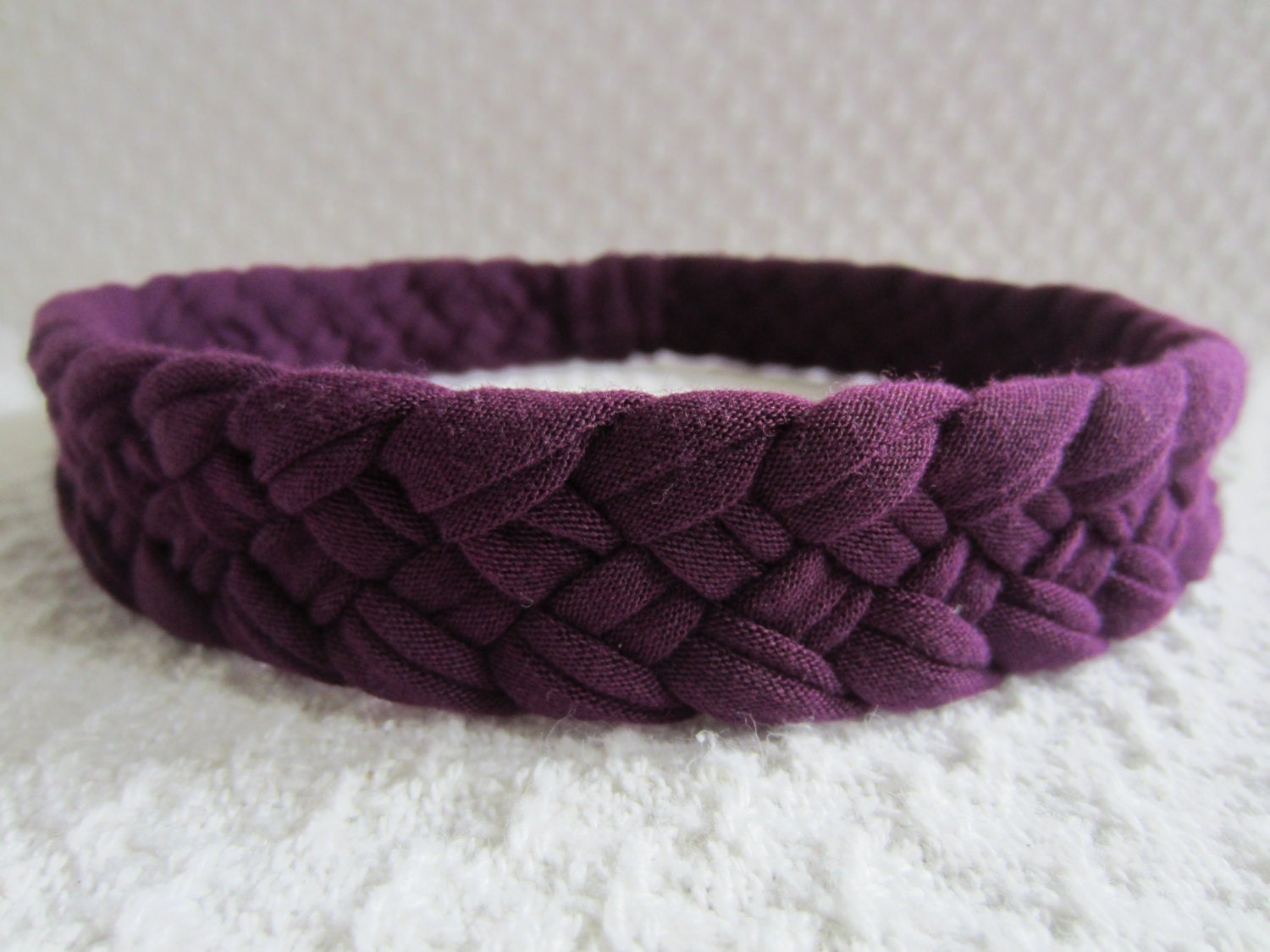 Braided Headband in Purple Workout Headband Women's
