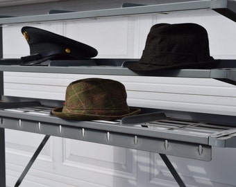 Industrial Coat Rack or Hall Tree Office Valet, Vogel Peterson, Double Valet, Clothing Rack