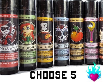 Geek Lip Balm Set - Choose 5