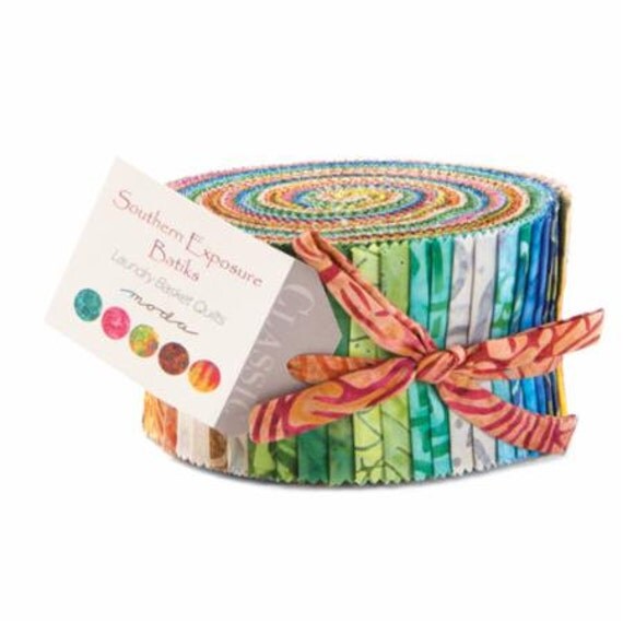 Southern Exposure Batiks Jelly Roll by Laundry Basket Quilts