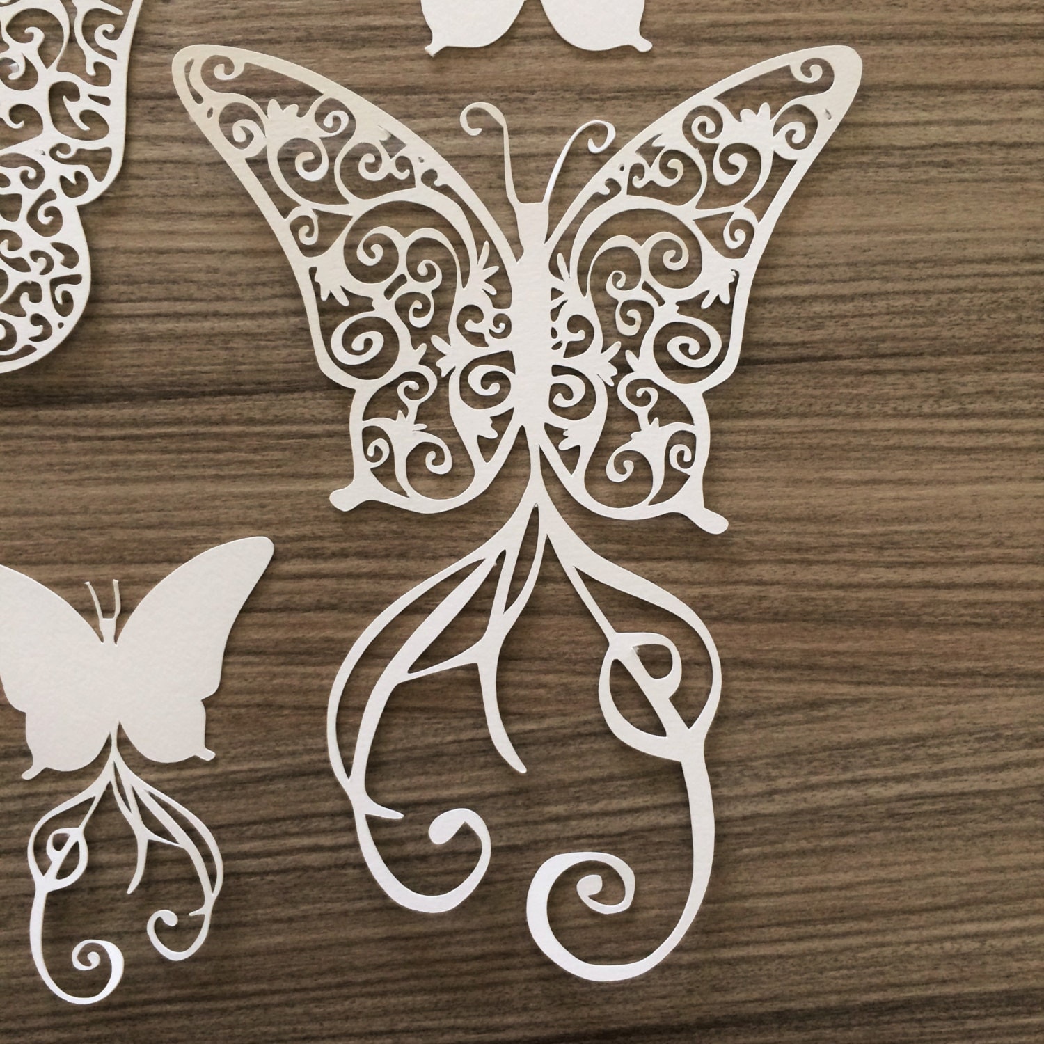 Download Butterflies SVG cutting file and butterfly DXF cut file