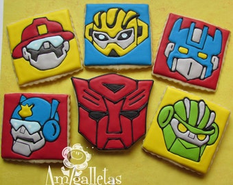 Transformers Cookies (Rescue Bots) - 1 dozen