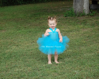 simple solid birthday tutu dress