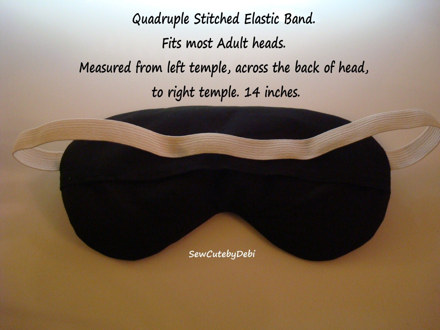 Men's Sleep Mask.Dreamweaver Sleep Mask w/elastic band