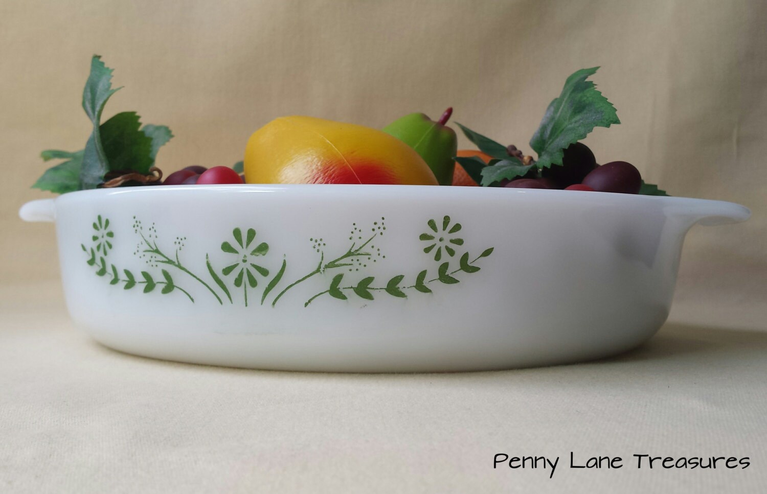 Vintage GlasBake Round Baking Dish 429 by