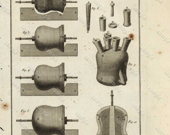 DIDEROT / PANCOUCKE Original From the first Edition - Detailed copper engraved prints - Fer Grosses Forges- Big iron Forges