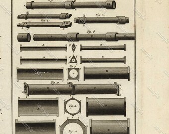 DIDEROT / PANCOUCKE Original From the first Edition - Detailed copper engraved prints - Fer Grosses Forges- Big iron Forges